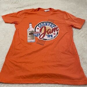 Vibrant Orange T-Shirt. Tito’s Hand Made Vodka. Item # 11033 Item  # 11040